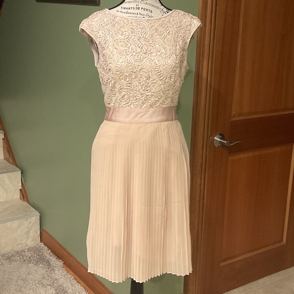 Ted Baker Elegant Beige Dress, Size 2